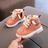 Christmas Gift 2021 Winter Warm Children Boots Girl Boys Fashion Plush Sneakers Baby Plush Snow Boots Kids Casual Sports Shoes