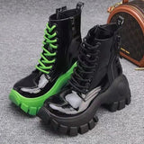 MURIOKI Female Motorcycle Boots For Women 2022  New Arrival Fashion Brand New Chunky Heel Platform Ankle Boots Street Style women's Shoes