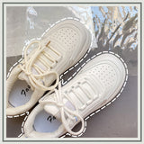 White Women's Sneakers Shoes Sports Kawaii Platform Spring Flat Tennis Casual Basket Vulcanize Running Lolita Trainers 2021