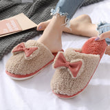 Slippers Women 2020 Womens Fur Slippers Winter floor Shoes Big Size Home Slipper Plush  Women Indoor Warm Fluffy Cotton Shoes