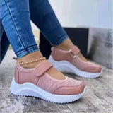 Women Shoes 2021 Mesh Breathable Velcro Wedge Sneakers Women Platform Casual Sport Shoes Women Plus Size zapatillas mujer