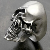 Christmas Gift  Vintage Mens Silver Color 316L Stainless Steel Ring Fashion Jewelry Skull Rings for Men Male Punk Goth Ring