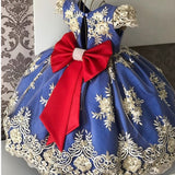 4-10 Years Kids Dress for Girls Wedding Tulle Lace Girl Dress Elegant Princess Party Pageant Formal Gown For Teen Children Dress