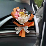 Christmas Gift Car Perfume Air Freshener Flower Resin Skull Auto Interior Decoration Accessories Car Air Conditioning Air Outlet Fragrance Clip