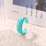 Christmas Gift  Trendy Love Heart Rings Set for Women Couples Sweet Colorful Acrylic Resin Heart Chain Couple Ring Wholesale Jewelry