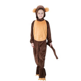 Murioki Animal Costumes Monkey Costume For Child Adult Family Matching Boy Girl Chimp Cosplay Jumpsuit For Men Women