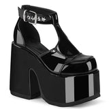 MURIOKI 2022 Summer New Ankle Thong Strap Platform Pumps Ladies Goth Girls Metal Chain High Quality Shoes Woman Fashion High Heel Brand1014