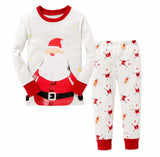 Murioki 2022 Xmas Kids Boy Girl Pajamas Set Santa Claus Penguin Christmas Tree Children Sleepwear 2PCS Tops +Pants Baby Clothes Pypamas