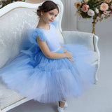 Formal Dress for Girls Evening Princess Lace Vestidos 4 6 8 10 Years Kid Winter Party Dress Children New Years Prom Dots Dress