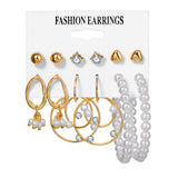Christmas Gift Vintage Acrylic Flower Geometric Earring Set Women's Fashion Tassel Butterfly Alloy Circle Dangle Earrings 2021 NEW Jewelry