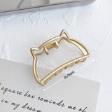 Christmas Gift Women Girls Geometric Metal Hair Claw Clip Clamps Hair Crab Diverse Shape Hair Clip Hairpin Large Size Hair Accessories Gifts