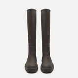 Murioki Ins New Women's Boots, Flat Shoes, Winter Warmth, Knee-high Leather High Boots, Fashion Shoes, Women's Shoes Size 35-40