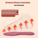 Murioki 1pair Sports Insole Women Thermal Insoles Warm Memory Foam Arch Support Cushion Winter Sports Shoes Self-heating Shoe Pads