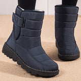 Murioki Women Boots 2023 New Winter Boots With Platform Shoes Snow Botas De Mujer Waterproof Low Heels Ankle Boots Female Women Shoes
