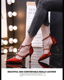 Graduation Shoes 2022 Hot Glitter Rhinestones Women Pumps Crystal bowknot Satin Summer Lady Shoes Genuine leather High heels Party Prom Shoes