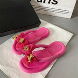 Murioki Summer Women Slippers Cute Clip Toe Flip Flops Shoes Female Platform Outdoor Fashion Beach Sandals Ladiew Casual Flat Slides